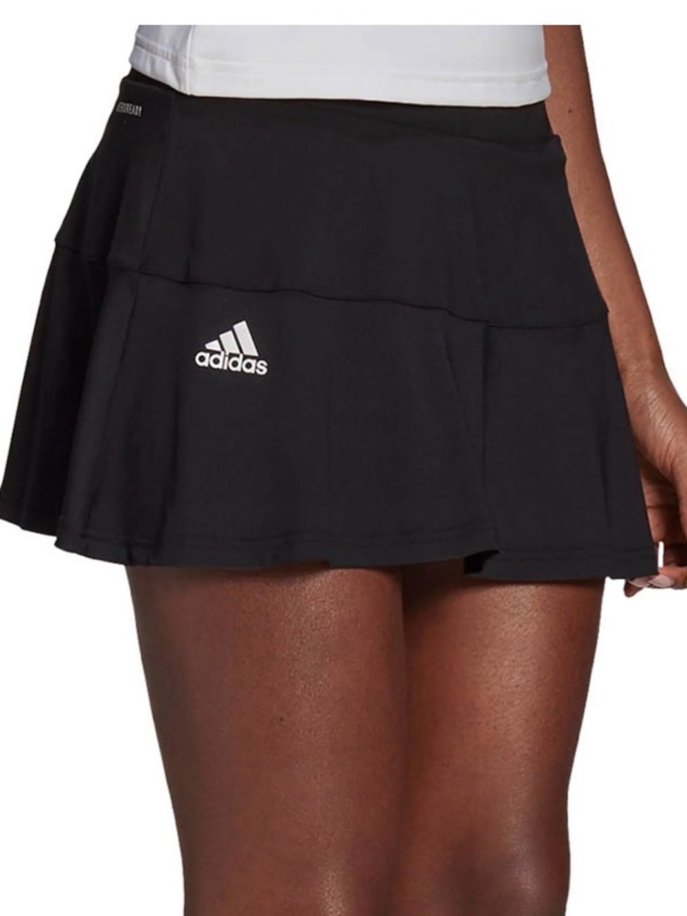 Adidas tennis White Tank & Black Tennis Skort Set size L New with tags - Picture 3 of 6